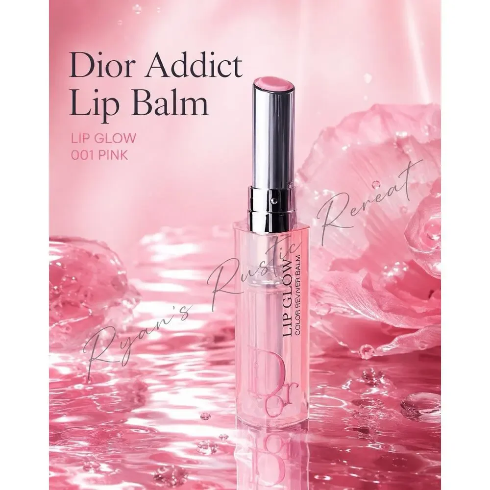 Christian Dior Addict - Lip Balm Lip Glow - Shade: #001 PINK - 0.11 oz/ 3.2 g